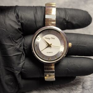 Gold and Silver Women's Quartz Watch